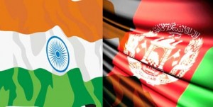 India-Afghanistan-Flags