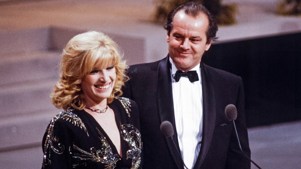 ویتی با جک نیکلسون در سزار، جوایز فیلم فرانسه، در سال ۱۹۸۴